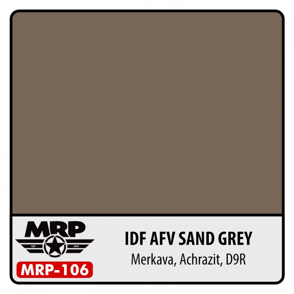 Peinture MR. Paint MRP-106 IDF AFV Gris sable 30 ml