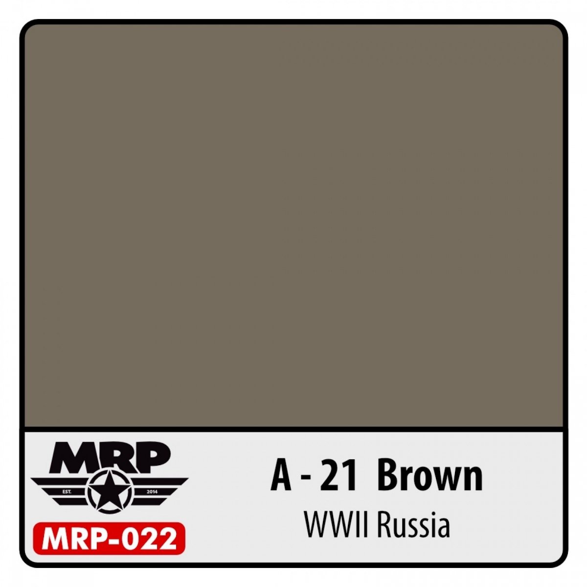 Peinture MR. Paint MRP-022 A-21 Brun Seconde Guerre mondiale Russie 30 ml