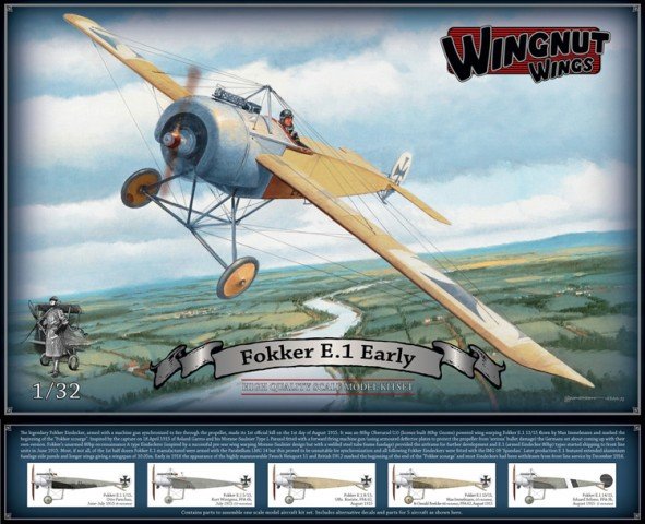 Ailes à ailettes 32021 Fokker E.1 1/32