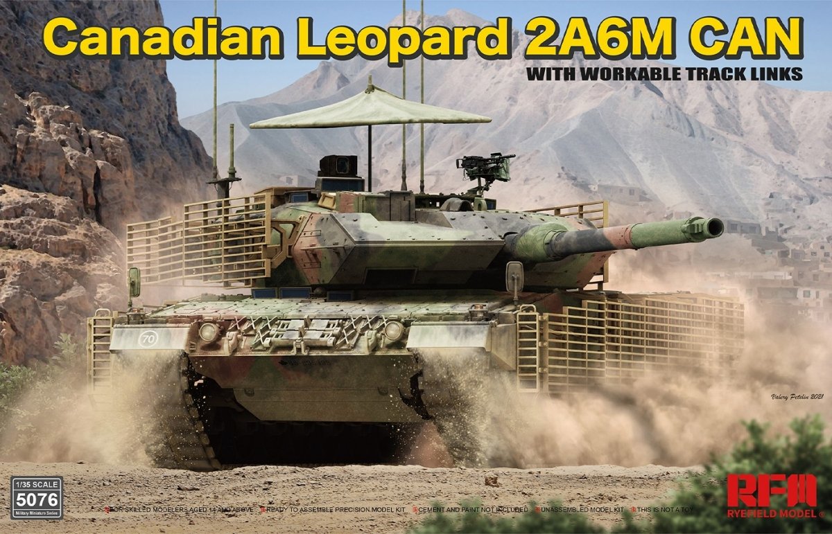 Maquette Rye Field 5076 Leopard 2A6M canadien CAN 1/35