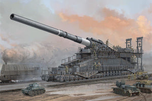 Hobby Boss 82911 Canon ferroviaire allemand de 80 cm K(E) Dora (1/72)