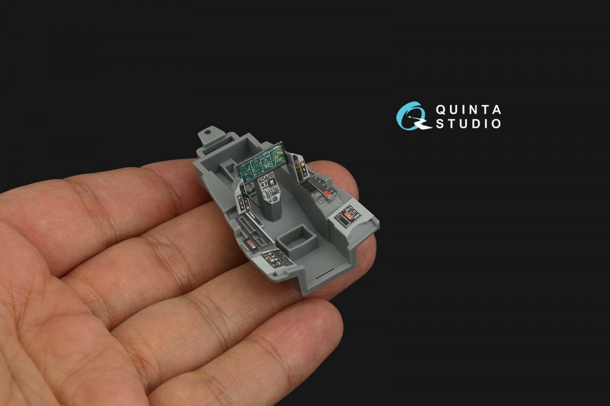 Intérieur imprimé en 3D et coloré sur papier décalcomanie Quinta Studio QD48288 F-35A (Tamiya) 1/48 – Bild 9