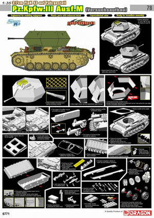 Cyber ​​​​Hobby 6771 3,7 cm FlaK 43 auf Fahrgestell, Pz.Kpfw.III Ausf.M (Versuchsaufbau) (1/35) – image 3