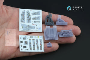 Intérieur coloré imprimé en 3D sur papier décalcomanie pour Su-25SM/SM3 (Zvezda/Quinta Models/Arma Models) Quinta Studio QD+48438, échelle 1/48 – immagine 2