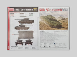 Maquette amusante de char lourd britannique FV221 Caernarvon (réf. 35A042) au 1/35 – immagine 5