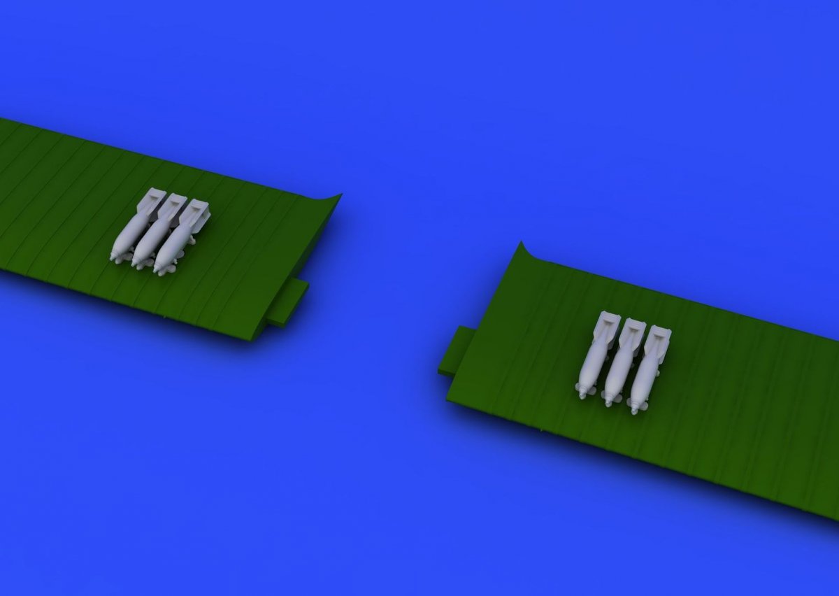 Eduard 672069 B.534 bombes et supports 1/72 (EDUARD)