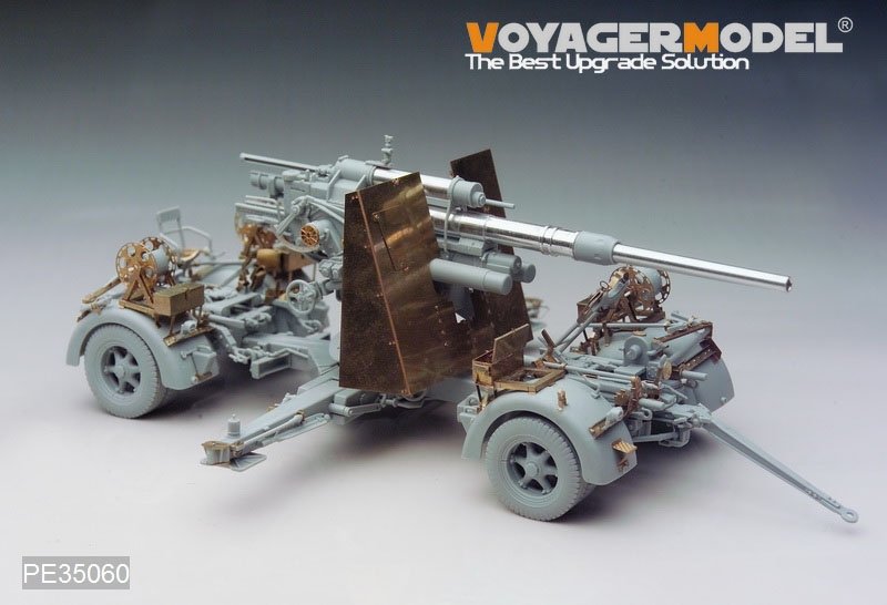 Maquette Voyager PE35060 Canon antiaérien allemand Flak 36 de 88 mm (pour DRAGON 6260) à l&amp;#39;échelle 1/35 – imagen 5