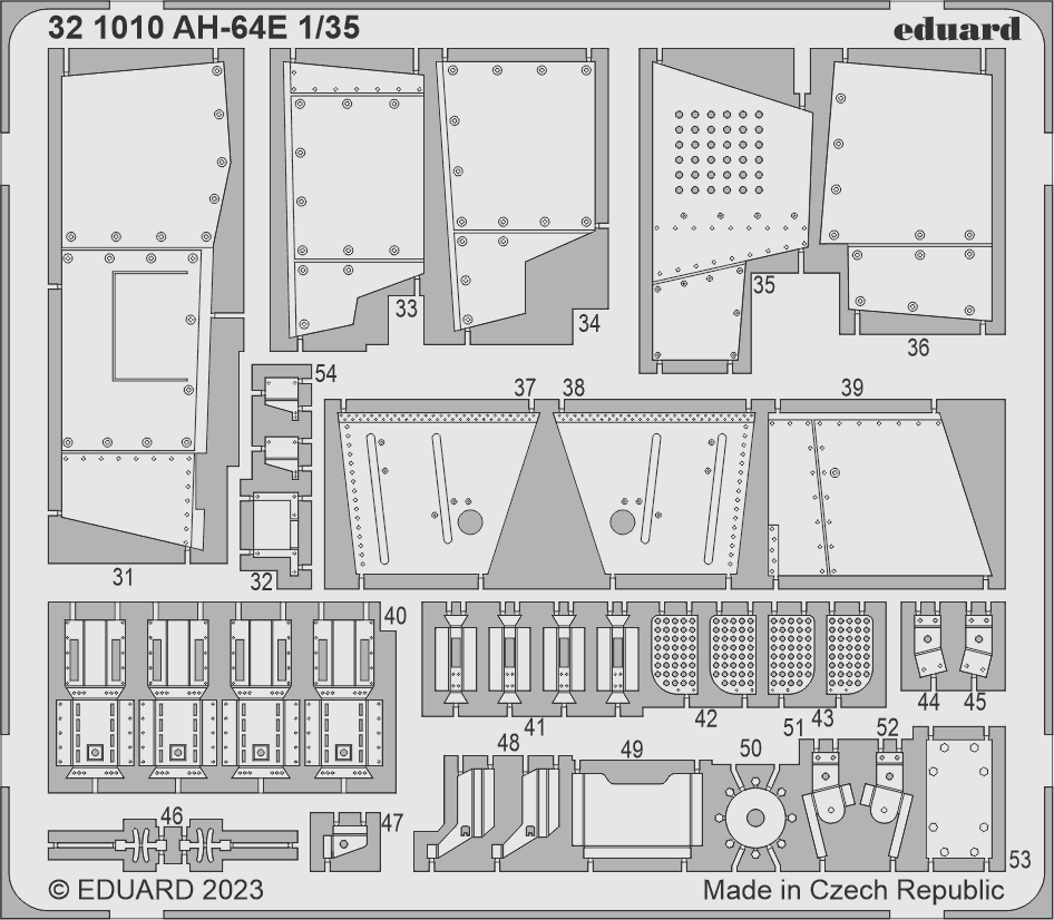 Eduard BIG33154 AH-64E TAKOM 1/35 – immagine 6