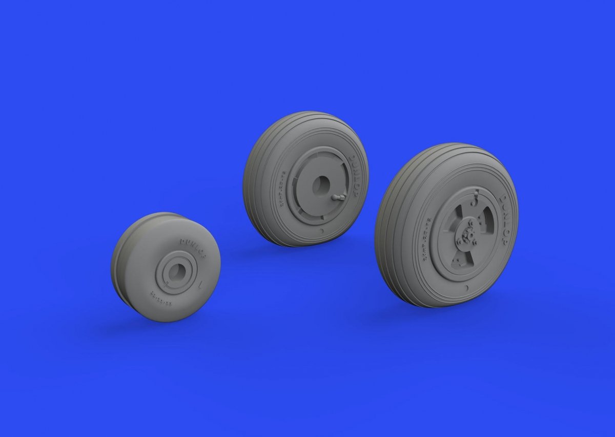 Roues Eduard 648741 Vampire F.3 AIRFIX 1/48 – immagine 2