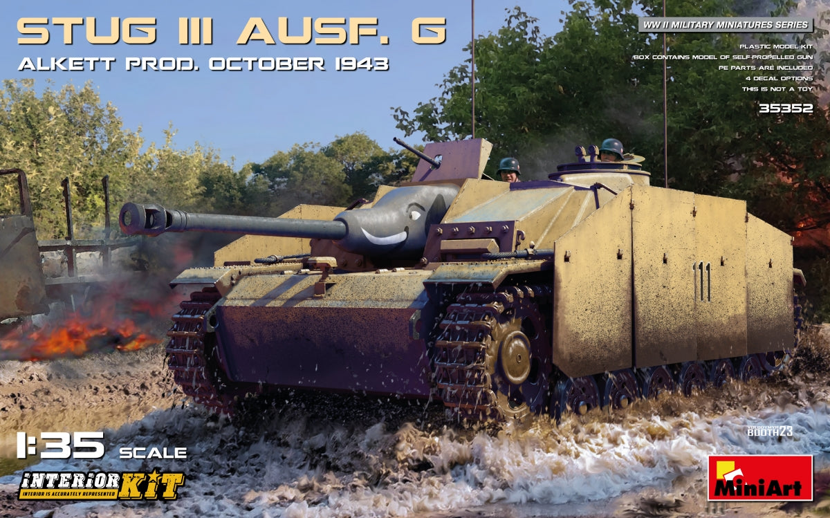 MiniArt 35352 STUG III AUSF. G ALKETT PROD. KIT INTÉRIEUR OCTOBRE 1943 1/35