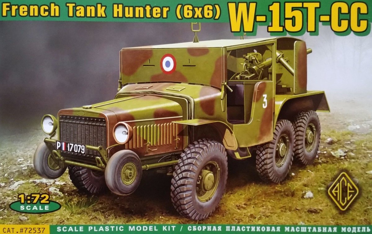 ACE 72537 W-15T-CC Chasseur de chars français (1/72)