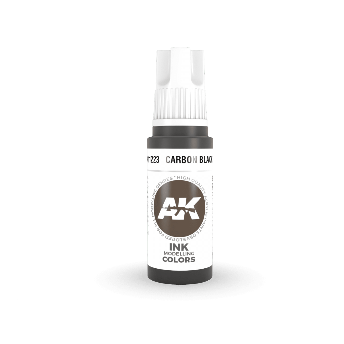 AK Interactive AK11223 NOIR CARBONE – ENCRE 17 ml – immagine 2