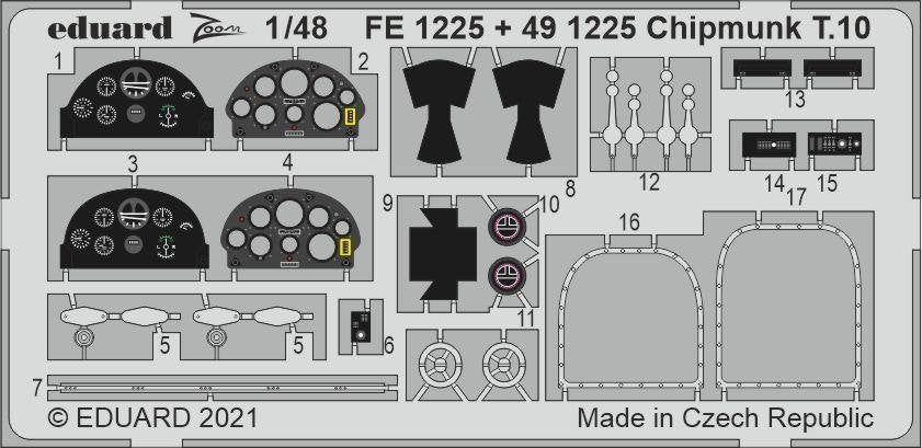 Eduard BIG49312 Chipmunk T.10 AIRFIX 1/48 – immagine 2