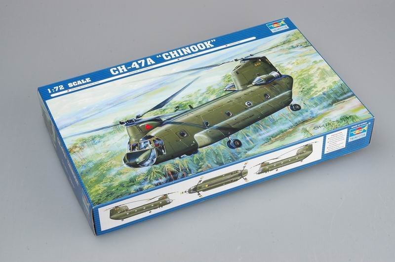 Trumpeter 01621 CH-47A Chinook hélicoptère de transport moyen (1/72) – immagine 2