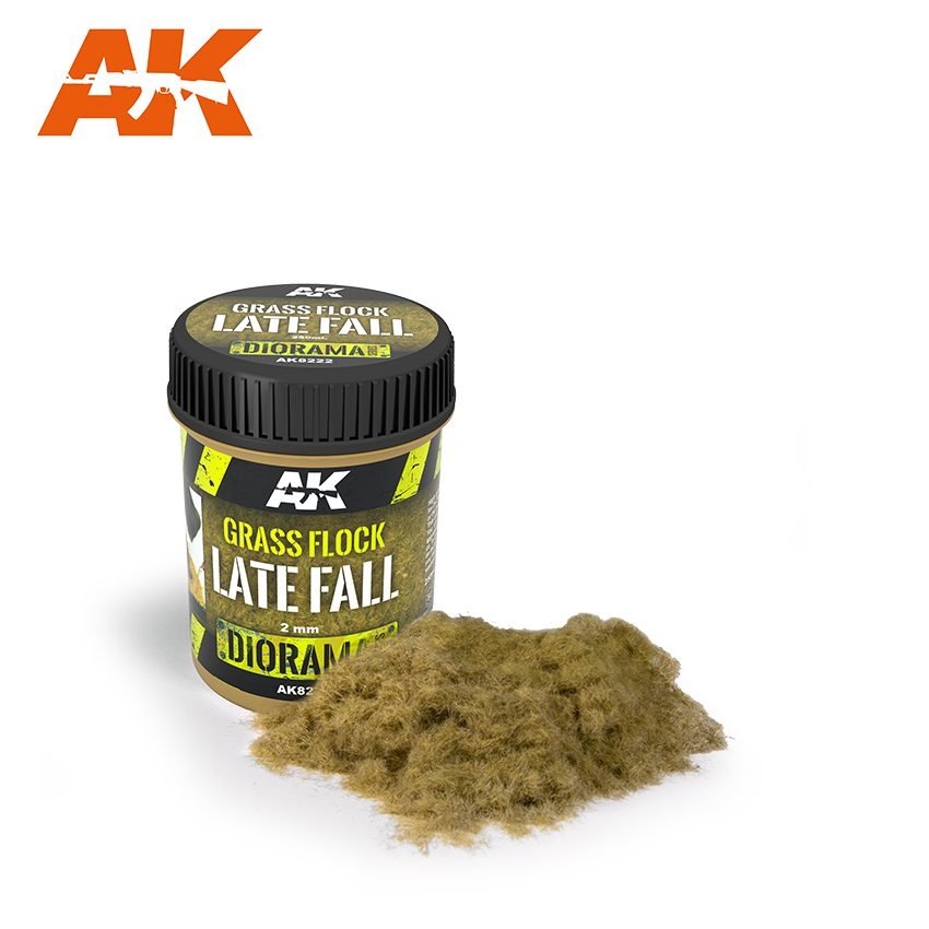 AK Interactive AK8222 FLOCODIL D&amp;#39;HERBE 2MM FIN D&amp;#39;AUTOMNE