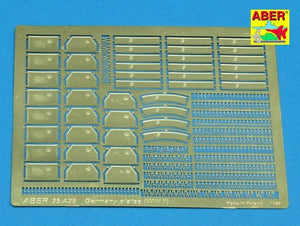Plaques d&amp;#39;immatriculation allemandes Aber 35A029 (Seconde Guerre mondiale) (1/35)