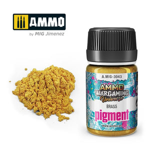 Munitions AMMO de Mig Jimenez 3043 Pigment Brass 35ml
