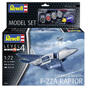 Revell 63858 Lockheed Martin F-22A Raptor - maquette au 1/72