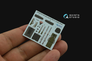 Intérieur imprimé en 3D et coloré sur papier décalcomanie Quinta Studio QD48504 MiG-31B (Hobby Boss) 1/48 – imagen 7