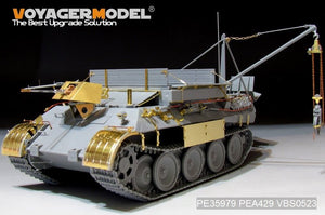 Maquette Voyager PE35979 Bergepanther Ausf.A allemand de la Seconde Guerre mondiale (type ancien, porte-outils Panther A) - Base pour TAKOM 2101 au 1/35 – Bild 3