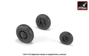 Roues Armory Models AW48322 F-117A Nighthawk avec pneus lestés 1/48