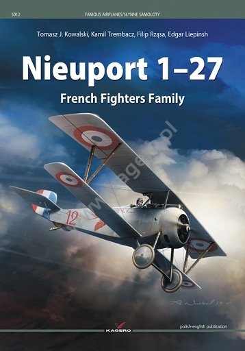 Kagero 5012 Nieuport 1-27 Famille de chasseurs français EN/PL