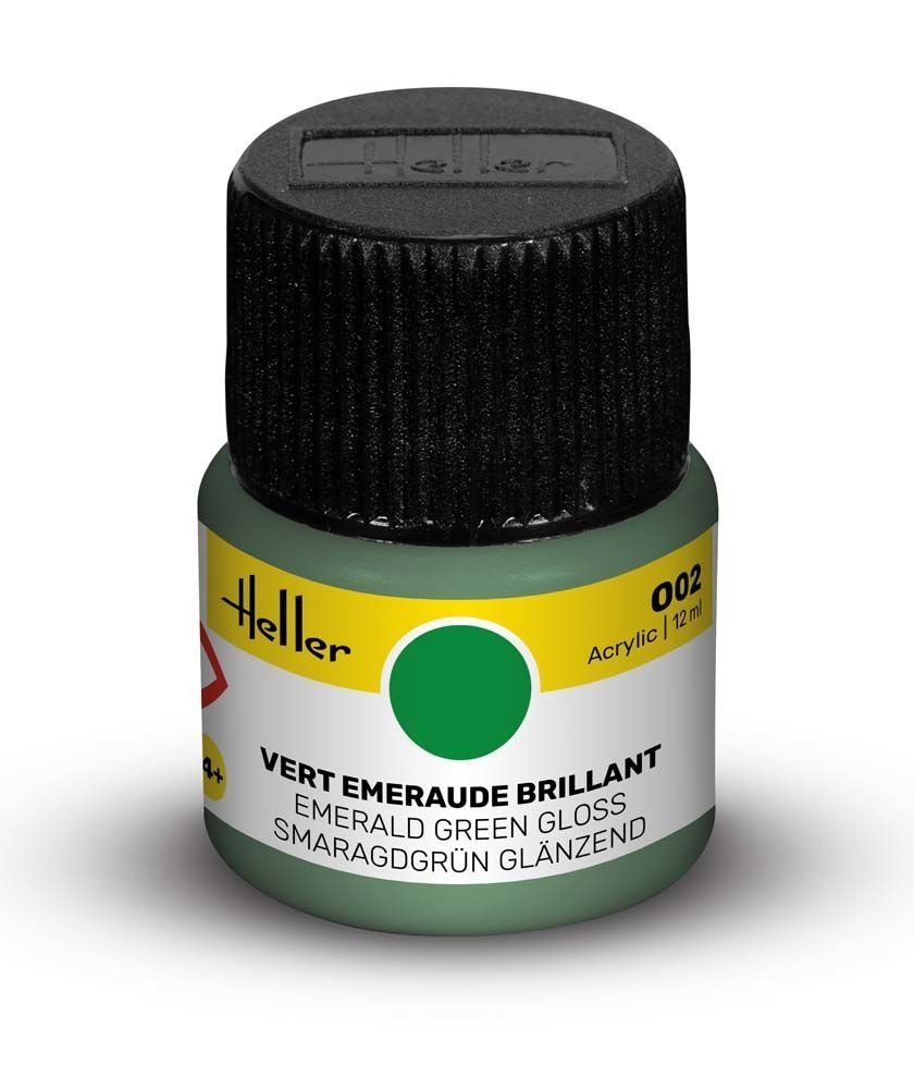 Heller 9002 002 Vert Émeraude - Brillant 12 ml