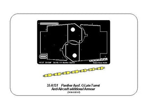 Blindage antiaérien additionnel Aber 35A131 pour tourelle Panther G 1/35 – Bild 4