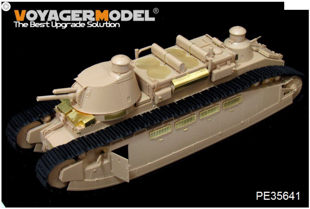 Maquette Voyager PE35641 Char super-lourd français Char 2C de la Première Guerre mondiale (pour MENG TS-009) 1/35 – Bild 3