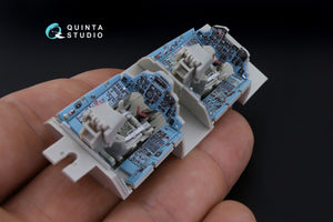 Intérieur coloré imprimé en 3D sur papier décalcomanie Quinta Studio QD48181 Su-27UB (pour kit KittyHawk) 1/48 – image 10