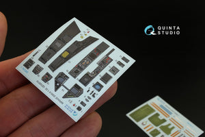 Intérieur imprimé en 3D et coloré sur papier décalcomanie Quinta Studio QD32010 Mirage 2000-5 (pour maquette Kitty Hawk) 1/32 – image 6