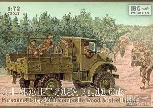 IBG 72017 Chevrolet C15A n° 11 Camion de transport de personnel à cabine 1/72