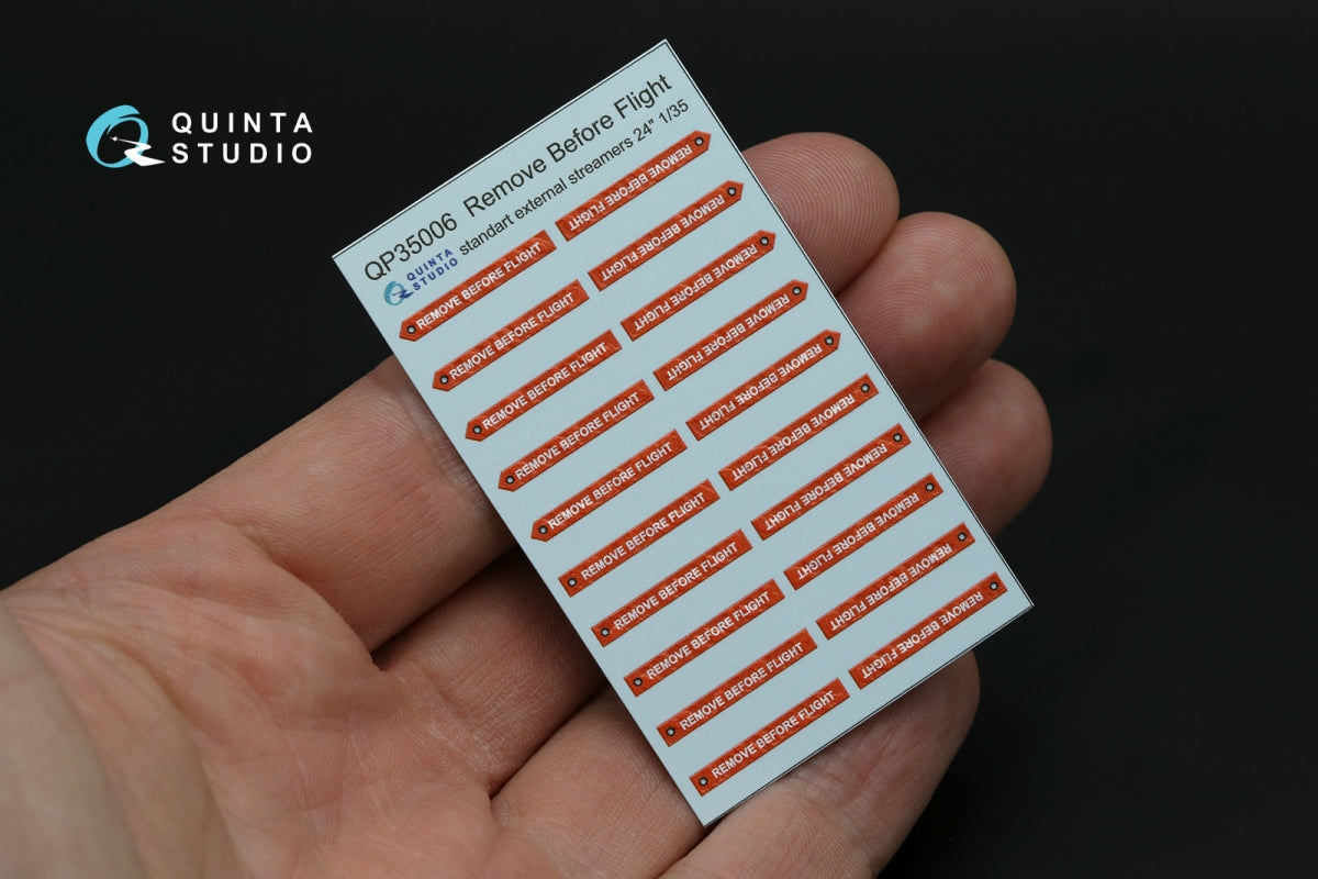 Quinta Studio QP35006 Retirer avant le vol streamer externe standard 24, 20 pièces 1/35  – image 4