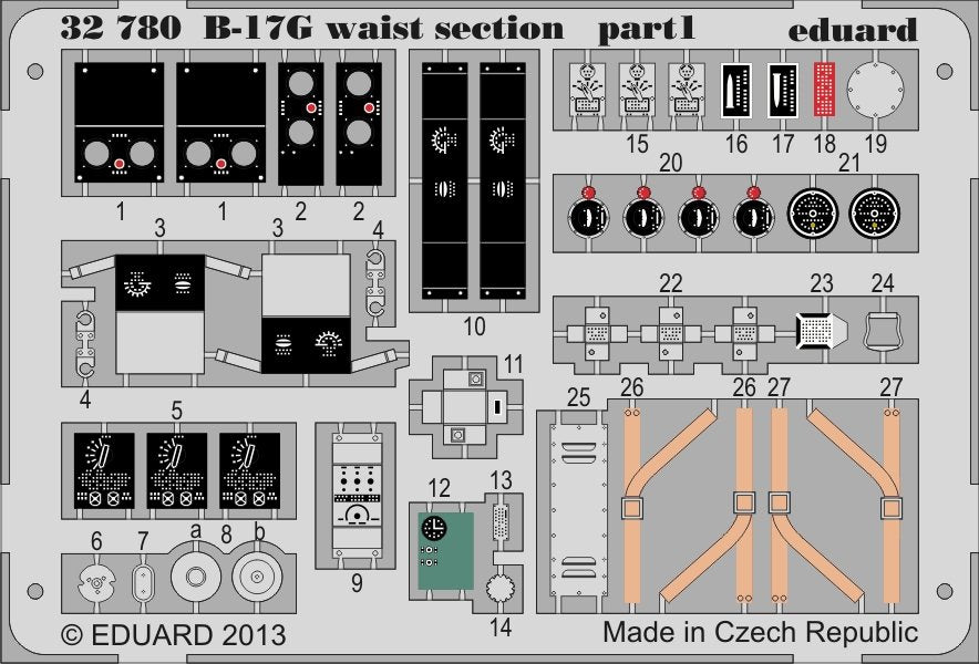 Eduard 32780 B-17G section centrale 1/32 HK Models
