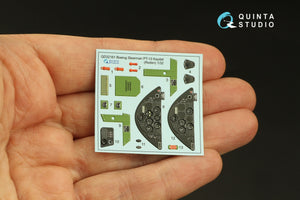 Intérieur imprimé en 3D et coloré sur papier décalcomanie (Roden) pour Quinta Studio QD32161 PT-13 Kaydet, échelle 1/32 – image 4