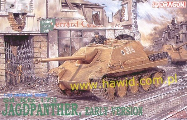 Dragon 9012 Jagdpanther SD.KFZ.173 début (1/35)