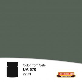 Peinture Lifecolor UA570 Vert foncé allemand de la Première Guerre mondiale 22 ml