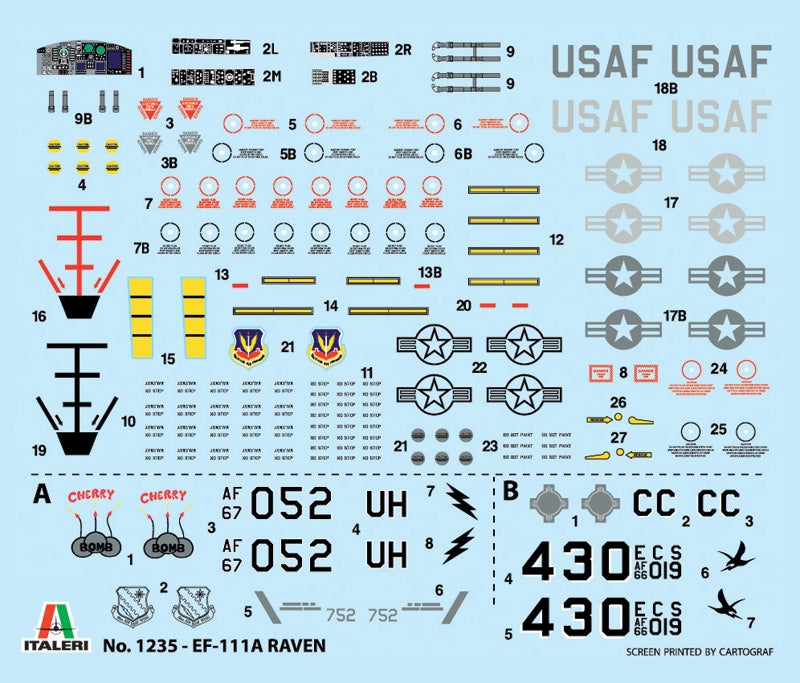 Italeri 1235 EF-111 A Raven 1/72 – image 3