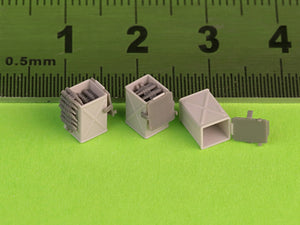 Boîtes de munitions Master GM-35-071 D68375 (50 cartouches) pour fusil Browning M2 .50 - utilisées au début de la Seconde Guerre mondiale (6 pièces) - OUVERTES 1/35 – immagine 3