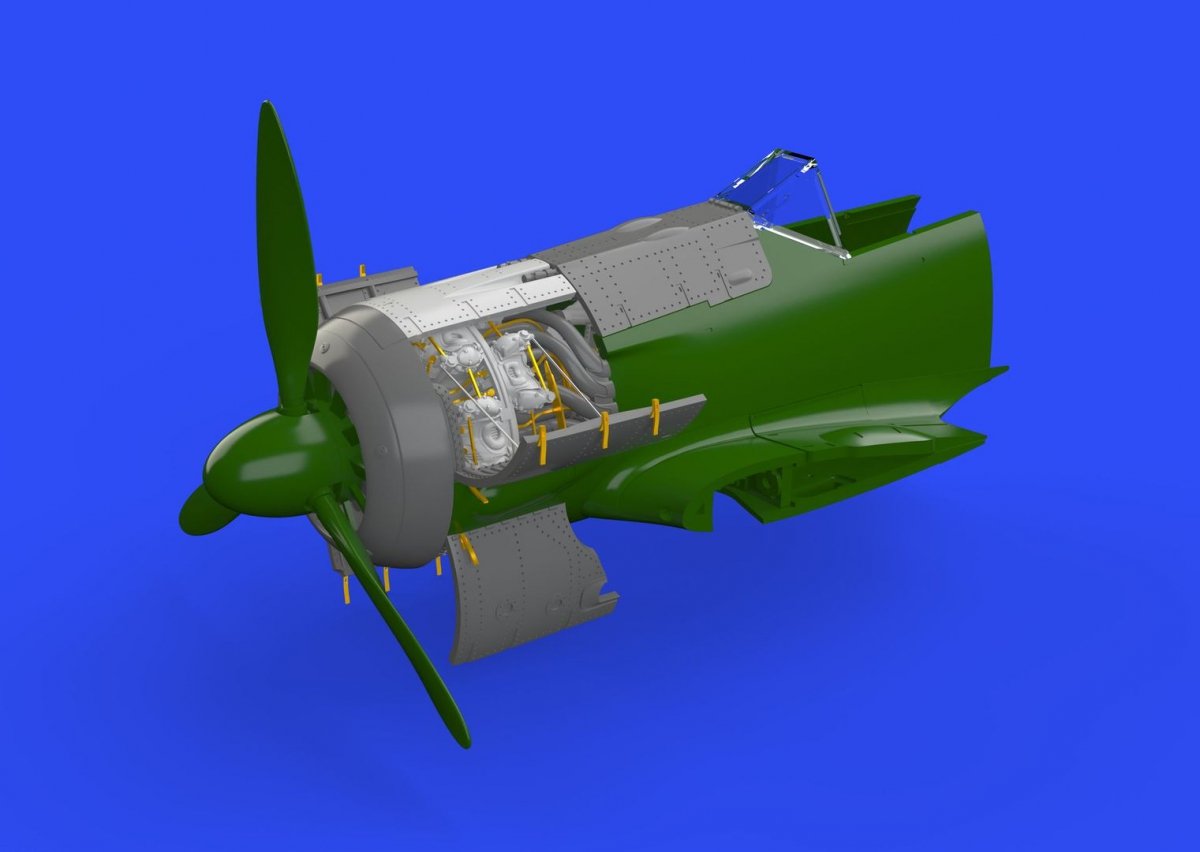 Eduard 672117 Fw 190A-5 engine EDUARD 1/72
