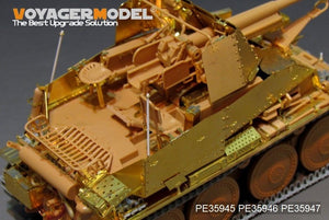 Plaques de blindage Voyager Model PE35947 pour le chasseur de chars allemand Marder III (Sd.Kfz.139) de la Seconde Guerre mondiale, compatible avec la maquette TAMIYA 35248 au 1/35  – immagine 3