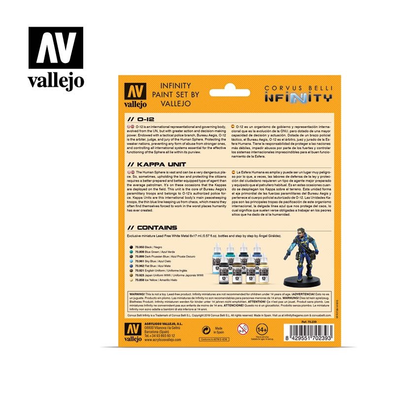 Coffret de couleurs exclusif Vallejo 70239 Infinity, 8 x 17 ml – immagine 3