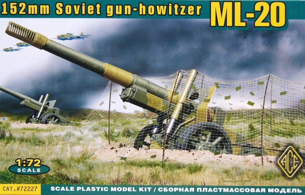 ACE 72227 Canon-obusier soviétique ML-20 de 152 mm (1/72)