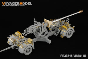 Maquette Voyager PE35348, char allemand PaK 43/3 L/71 de la Seconde Guerre mondiale avec boîte à outils, pour DRAGON 6522 au 1/35 – Bild 4