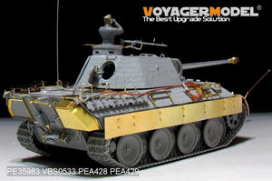 Maquette Voyager PE35983 Char Panther D allemand de la Seconde Guerre mondiale, version tardive de base, pour TAKOM 2104, échelle 1/35 – immagine 9