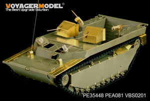 Maquette Voyager PE35448 WWII US LVT-4 Water Buffalo Landing Vehicle Chenillé de base pour AFV CLUB 35205 1/35  – immagine 2