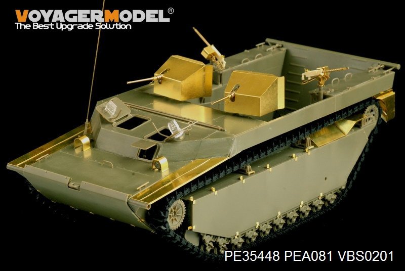Maquette Voyager PE35448 WWII US LVT-4 Water Buffalo Landing Vehicle Chenillé de base pour AFV CLUB 35205 1/35  – immagine 2