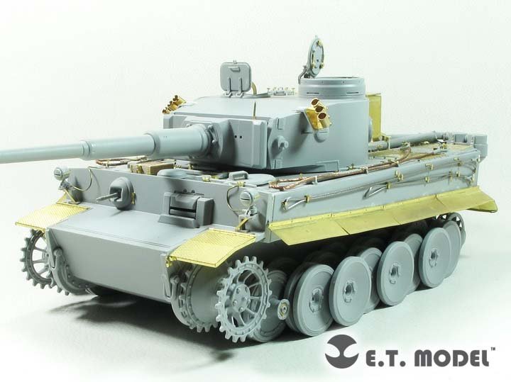 ET Model EA35-116 WWII German TIGER I « Initiale tunisienne » Ailes et jupes latérales pour kit DRAGON Smart 1/35
