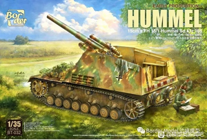 Maquette Border BT-032 15cm p.FH 18/1 Hummel Sd. Kfz. 165 Première production 1/35
