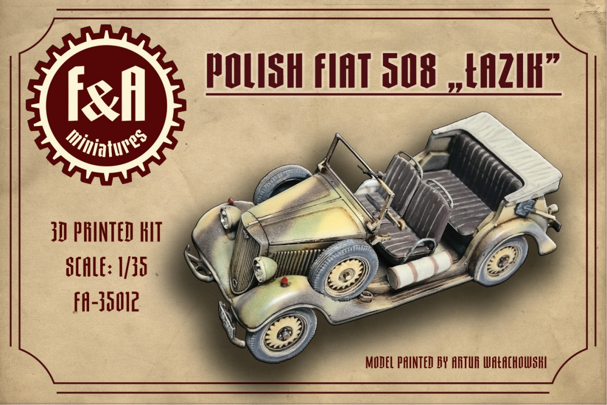 F&amp;A Miniatures FA-35012 Fiat 508 Jeep 1/35